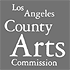LA CO. ARTS COMMISSION LOGO - Supported in part by a grant from the Los Angeles County Arts Commission